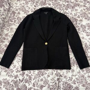 J. Crew Black Blazer with Gold Button